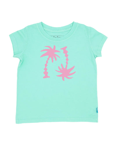 Feather 4 Arrow- Wave Palm Tee (Beach Glass, 12m-24m)