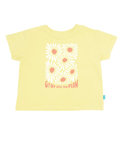 Feather 4 Arrow- Grow with the Flow Tee (Yellow, 2-6)