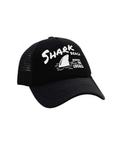 Load image into Gallery viewer, Feather 4 Arrow- Shark Beach Trucker Hat (Black)