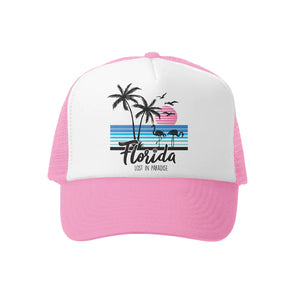 ""Florida" Lost in Paradise" GS Trucker Hat