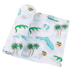 Little Hometown- Baby Swaddle (Florida)