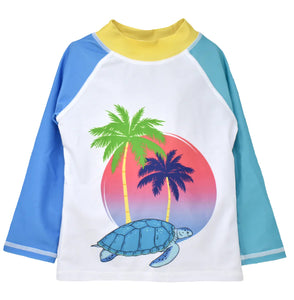Flap Happy- Turtle Beach Rashguard (2-7y)