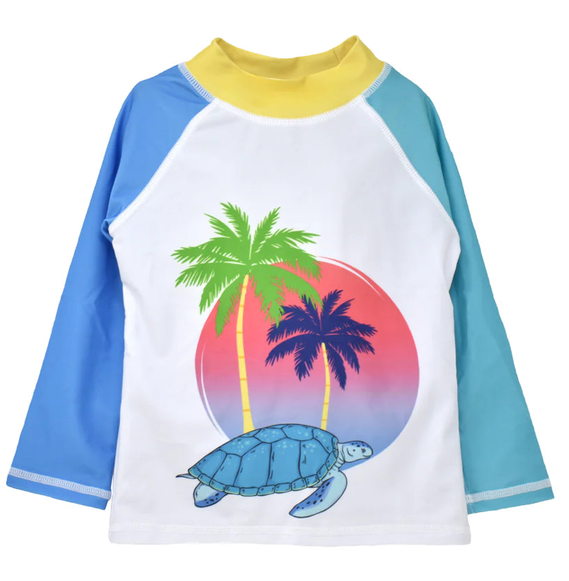 Flap Happy- Turtle Beach Rashguard (6m-6y)