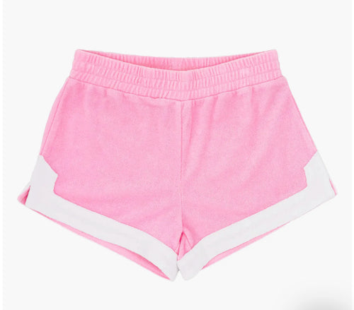 Feather 4 Arrow - Resort Terry Shorts-Fairy Tale Pink(2Y-7Y)