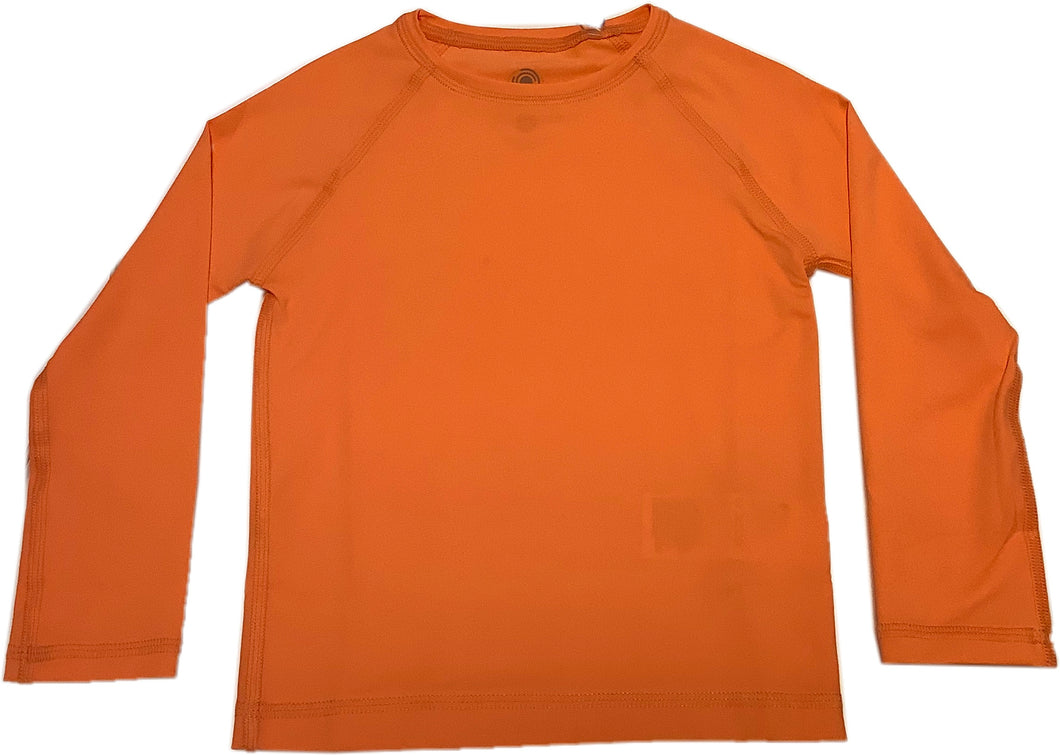 Bloq UV- Crew Neck Rashguard (Tangerine, 2-14)