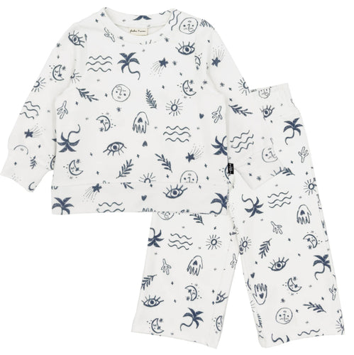 Feather 4 Arrow- Nova Baby Set (Cream, 3m-24m)