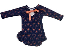 Load image into Gallery viewer, Tiderwater Tots- Long Sleeve Bow Back (Shark Bite)