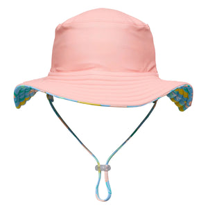 Snapper Rock- Reversible Bucket Hat (Lemon Drop, S-M)