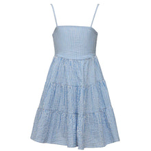 Load image into Gallery viewer, Snapper Rock- Cornflower Stripe Dress (Blue/Stripe, 6-14)