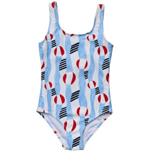 Load image into Gallery viewer, Snapper Rock- Sustainable Scoop Swimsuit (Beach Bounce, 2-6)