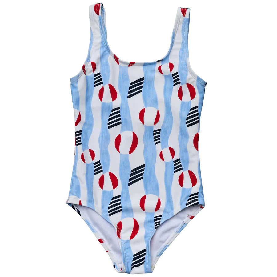Snapper Rock- Sustainable Scoop Swimsuit (Beach Bounce, 2-6)