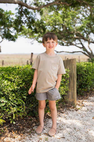 Saltwater Boys- Inlet Performance Shorts (Grey, 2-16)