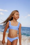 Load image into Gallery viewer, Feather 4 Arrow- Happy Daze Bikini: Marina Blue (2T-6)