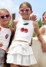 Load image into Gallery viewer, Lola and the Boys- Sparkle Bow Velour Skirt (2T-10)