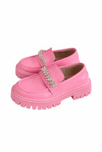 Load image into Gallery viewer, Lola and the Boys- Pink Pearl Loafers (10C-13C)