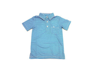 Saltwater Boys- Inshore Performance Polo Teal (0-24m)