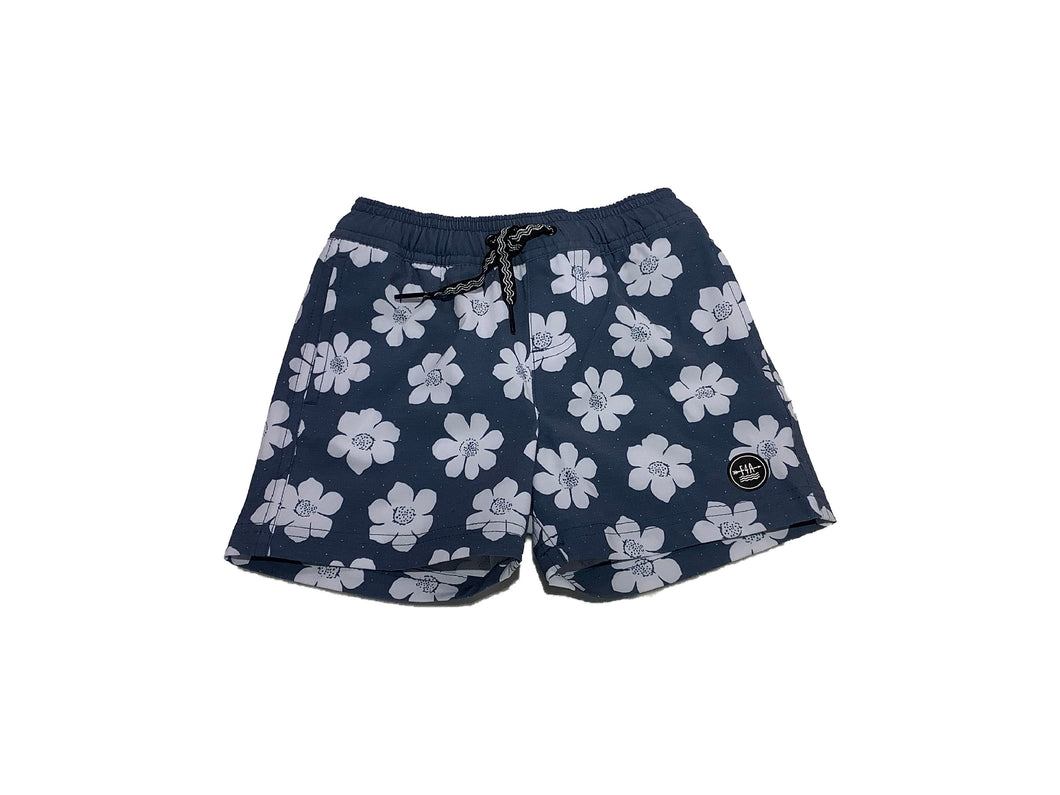 Feather 4 Arrow-  Kids Volley Shorts (In Bloom, 12m-6y)