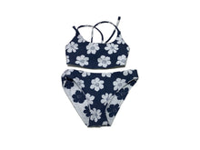 Load image into Gallery viewer, Feather 4 Arrow- Waverly Reversible Bikini (Floral Navy, 8-14)
