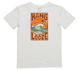 Binky Bro- Hang Loose Shirt (White, 2-6T)