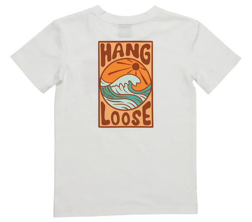 Binky Bro- Hang Loose Shirt (White, 6M-24M)