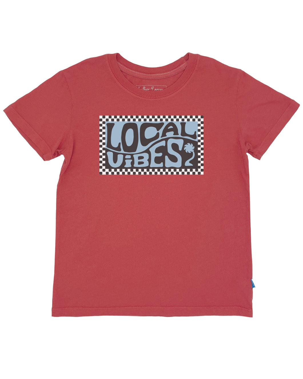 Feather 4 Arrow- Local Vibes Vintage Tee (Red. 12m-14y)