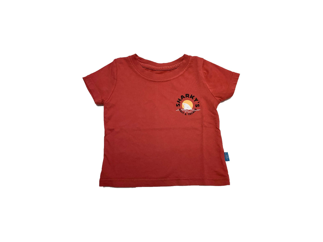 Feather 4 Arrow- Icon Vintage Tee (Sharky's Red, 12m-6y)