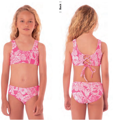 Maaji - Two Piece Swimsuit (Pink Blossum, 6-14)