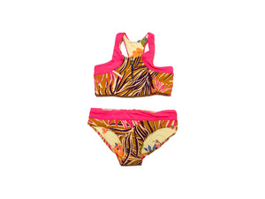 Maaji- Reversible Two Piece Swimsuit (Caramel Folliage, 6-14)