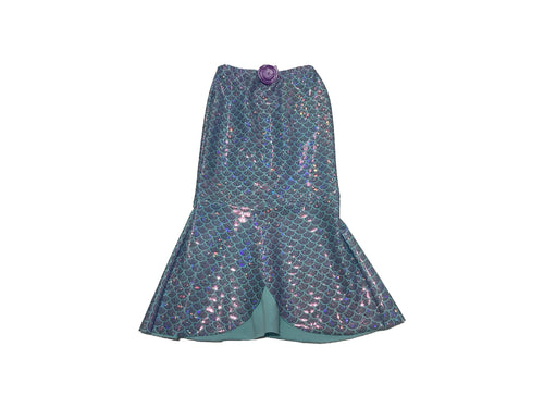 Shebop-  TB Split Front Mermaid Skirt (Lavender & Turquoise, XS-L)