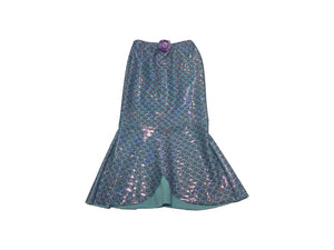 Shebop-  TB Split Front Mermaid Skirt (Lavender & Turquoise, XS-L)