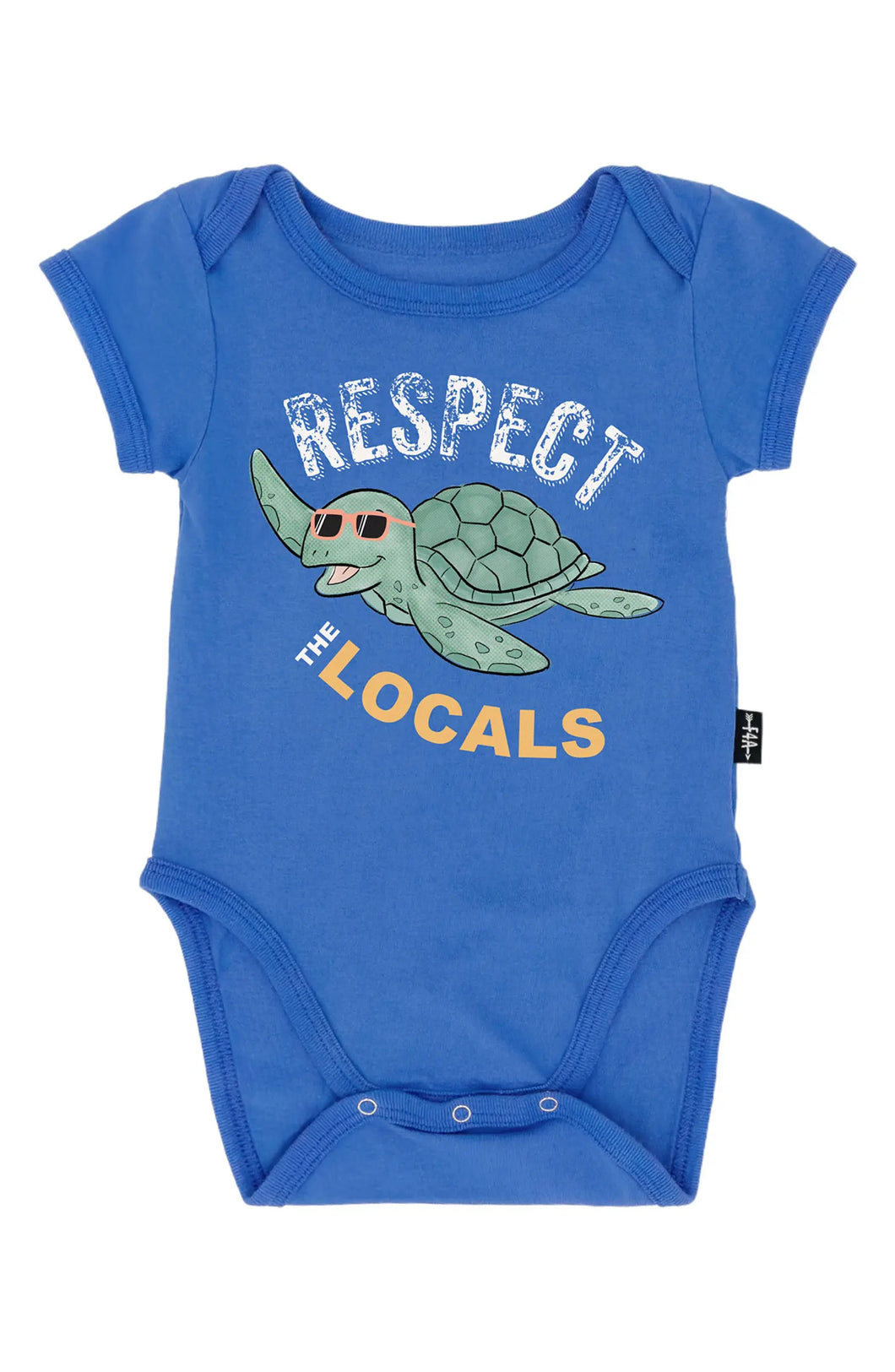 Feather 4 Arrow- Respect The Locals One Piece (Marina Blue, 3m-24m)