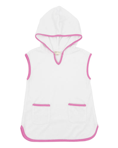 Feather 4 Arrow- Tulum Terry Baby Romper (White, 3m-24m)