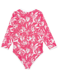 Feather 4 Arrow- Sunseeker Surf Suit (Hot Coral, 3m-24m)