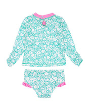 Load image into Gallery viewer, Feather 4 Arrow- Beach Babe Baby L/S Swim Set, (6m-24m)