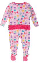 Load image into Gallery viewer, Ruffle Butts- One Piece Footed Romper (Be My Valentine, 0-24m)