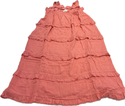 Heart and Arrow Sleeveless Tiered Midi Dress