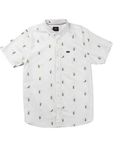 Rip Curl- Hula Breach Shirt (White, 8-14)