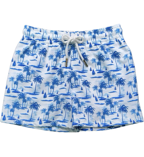 Saltwater Boys- Saint Simons Swim Trunk (Saint Thomas Toile, 3m-24m)