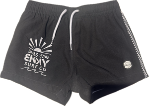 Binky Bros- Black/Stripe Shorts (Black, 2y-6y)
