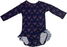 Load image into Gallery viewer, Tiderwater Tots- Long Sleeve Bow Back (Shark Bite)