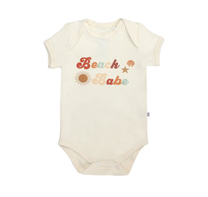 Emerson and Friends Beach Babe Cotton Baby Onesie