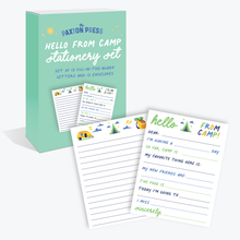 Load image into Gallery viewer, The Paxton Press- “Hello From Camp” Stationary Set
