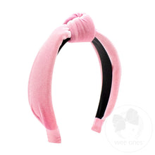 Load image into Gallery viewer, Wee Ones - Sparkle Velvet Knot Headband
