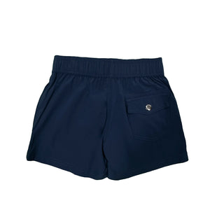 Saltwater Boys- Inlet Performance Shorts (Navy, 3m-24m)