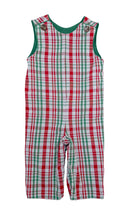 Load image into Gallery viewer, Saltwater Boys- Rivers Reversible Longall (Plaid, 3m-24m)