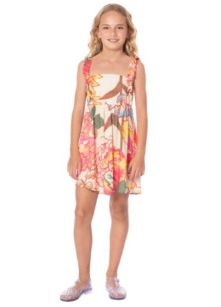 Maaji-JAPANESE SUMMER FLORENTINA GIRLS SHORT DRESS (6-14)