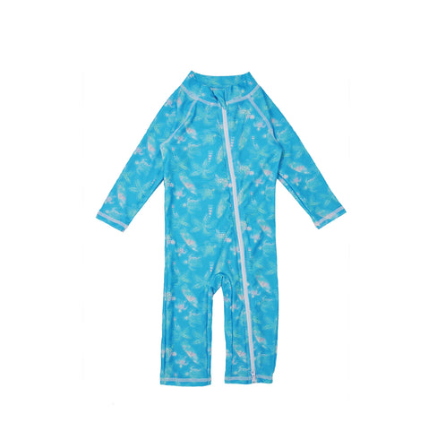 Flap Happy- UPF50 Long Surf Suit (Cocoa Beach, 3m-24m)