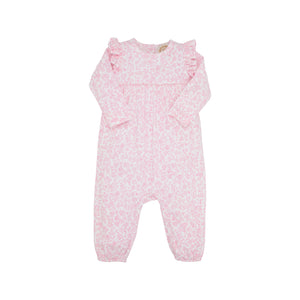 Beaufort Bonnet- Leigh Ann Angel Sleeve Romper (Greenville Garden, 0-24m)