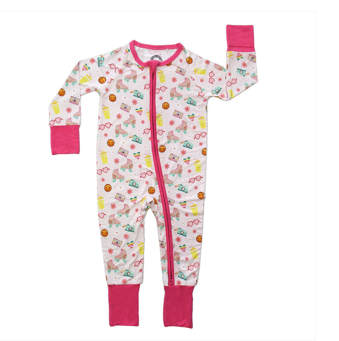 Emerson and Friends- Roller Skates Convertible Romper (Infant)