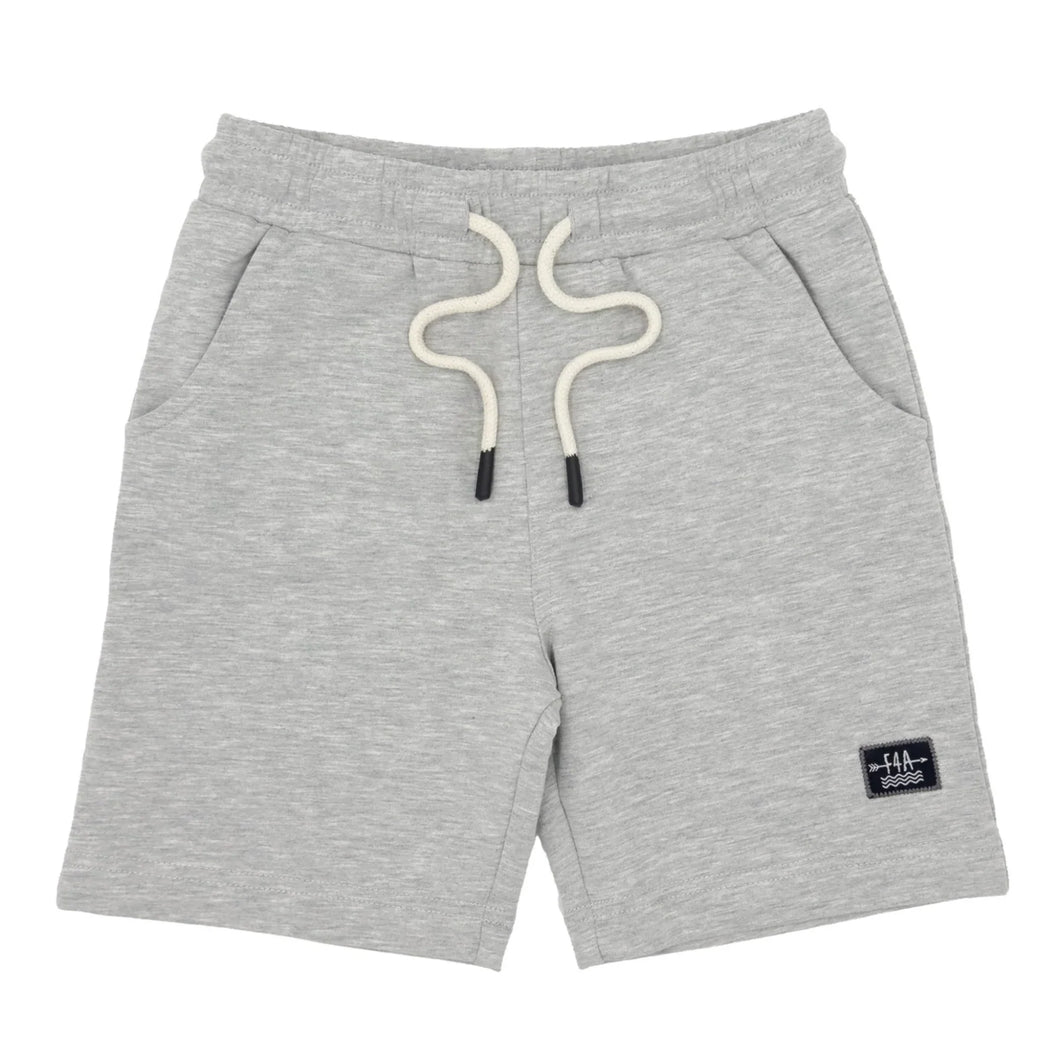 Feather 4 Arrow- Low Tide Short (Heather Grey, 18-24m)
